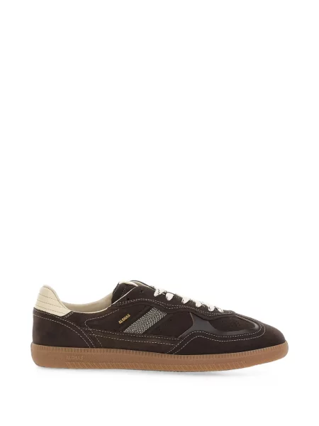 Sneakerși Alohas din piele de căprioară maro