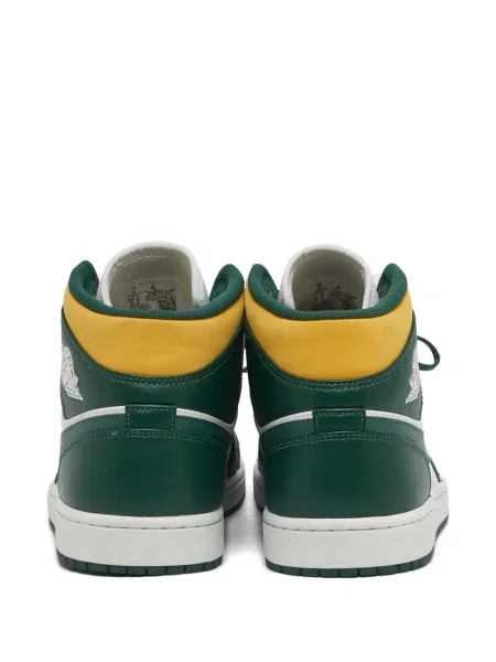 Sneakerși Jordan Air Jordan 1 din piele verde