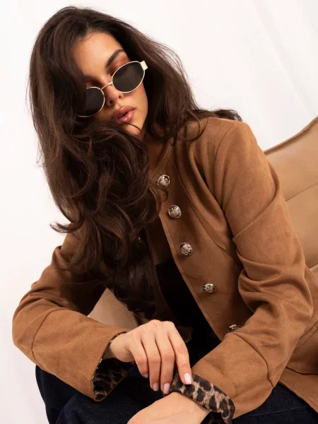 Jakna Italy Moda smeđa