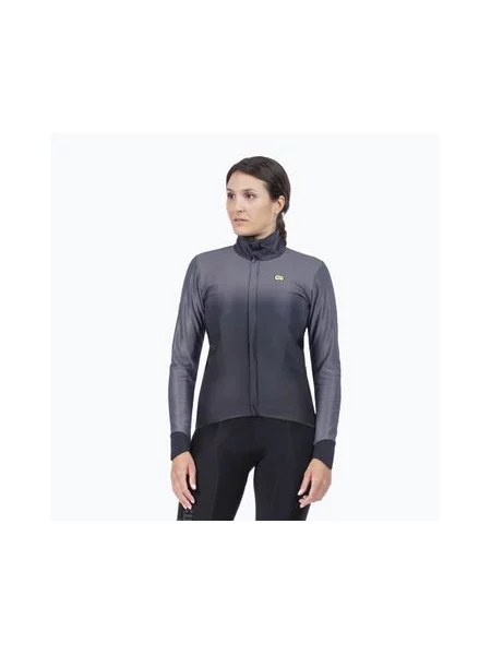 Куртка велосипедна Alé Gradient grigio nero/grey black чорна