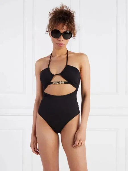 Moschino Swim Costum de baie negru