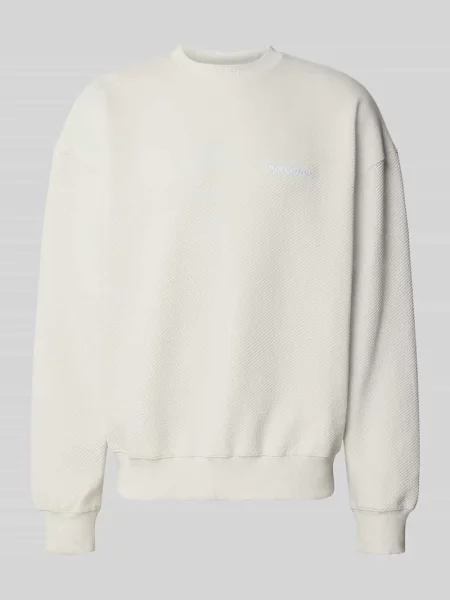 Bluza dresowa o kroju oversize z haftowanym logo model Tate' Pegador