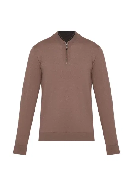 Пуловер Pal Zileri кафяво