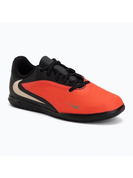 Încălțăminte de fotbal pentru copii Nike Jr. Phantom 6 Low Club Bright Crimson/Bright Crimson/Black negru