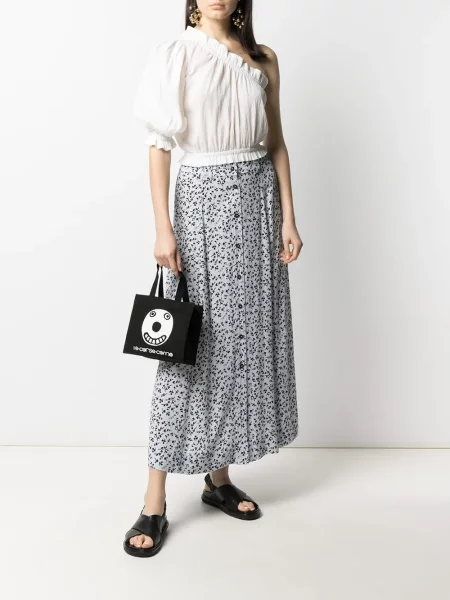Geantă shopper 10 Corso Como cu imagine negru