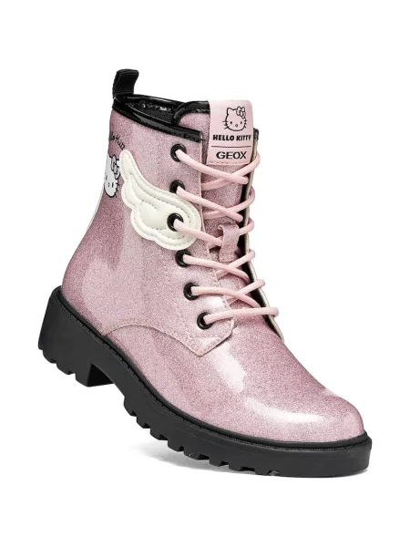 Geox botine pentru copii CASEY Hello Kitty roz