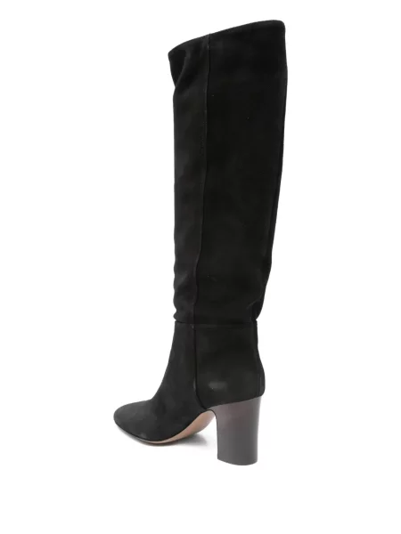 Botine Paris Texas din piele de căprioară negru