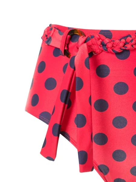 Bikini Duskii z wysoką talią czerwony