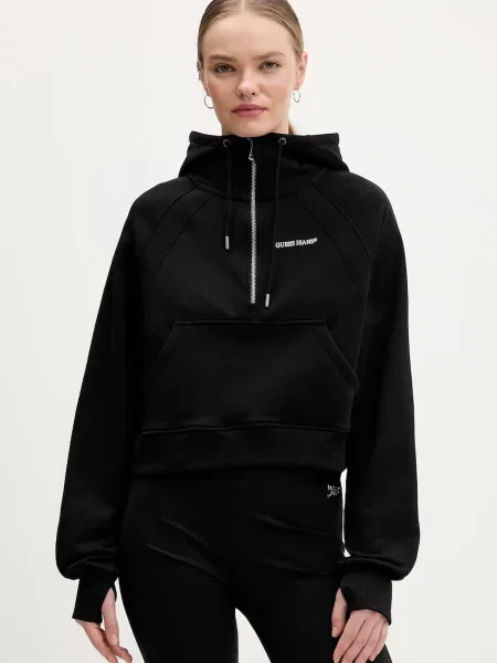 Guess Jeans hanorac de negru