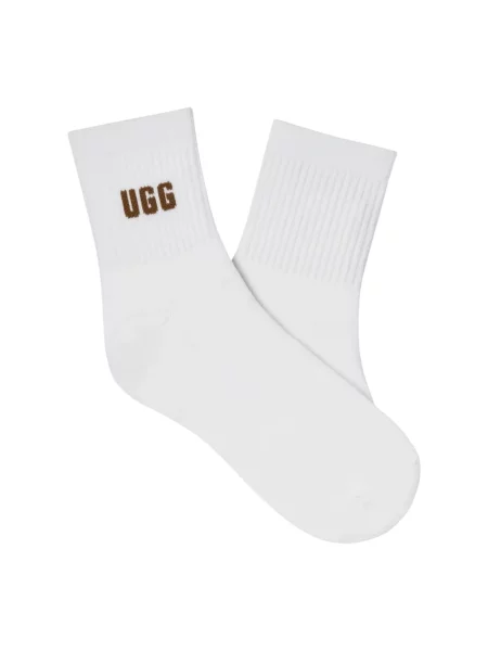 Skarpety Ugg z logo białe
