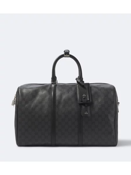 Geantă Gucci clasică din canvas negru