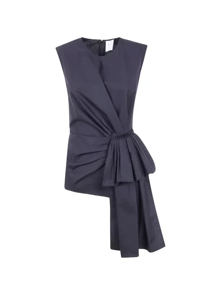 Bluzka Mantu drapowana czarna