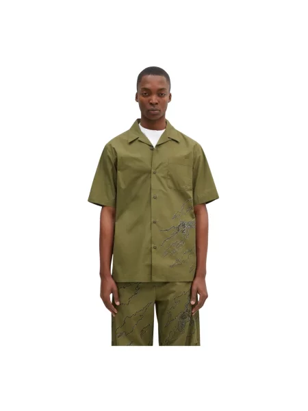 Maharishi koszula Dpm: Sparse Bonsai Camo Shirt regular zielony