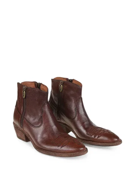 Botine Fauzian Jeunesse din piele maro