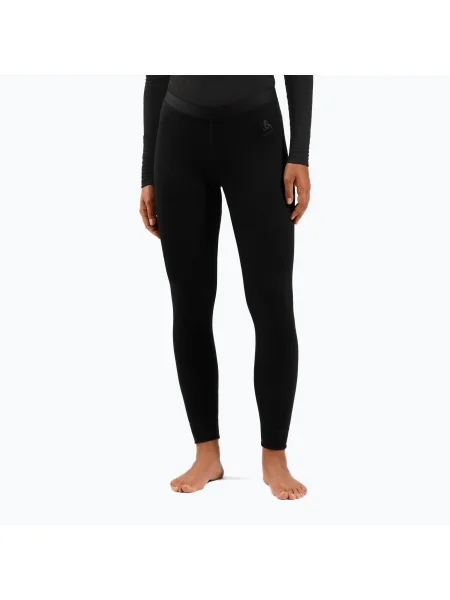 Дамски термоактивен панталон ODLO Merino Bl Bottom Long black черно