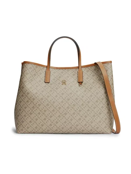 Tommy Hilfiger geantă shopper pentru femei maro
