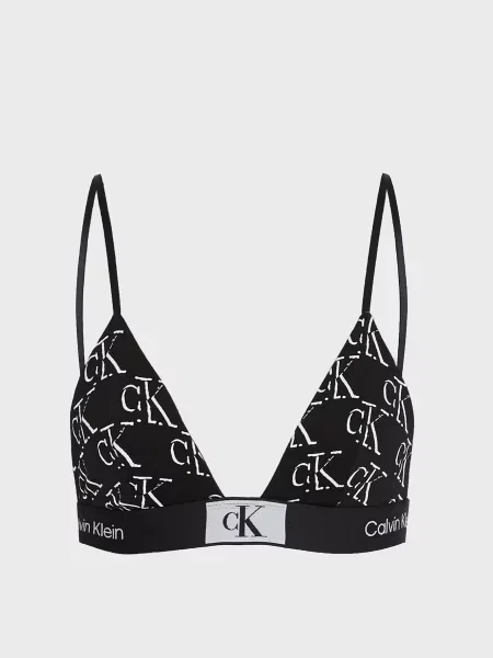 Без підкладки бюстгальтер Calvin Klein чорний