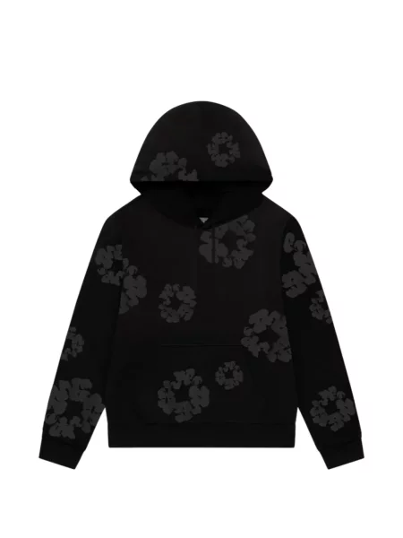 Lung hanorac cu glugă Denim Tears negru