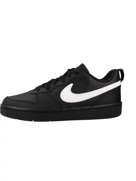 Dziecięce sneakersy Nike COURT BOROUGH LOW RECRAFT BG czarne