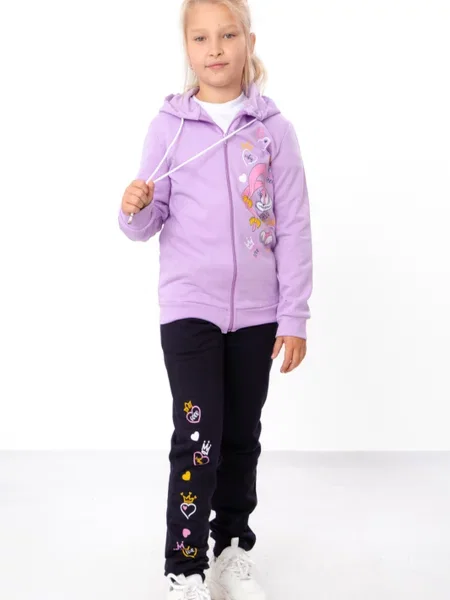 Дитячий Спортивний костюм Носи своє бузковий бавовна/поліестер