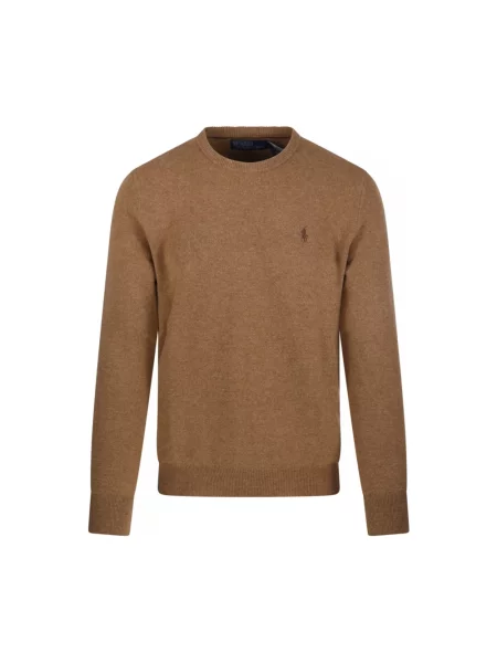 Polo Ralph Lauren Sweter Beżowy brązowy