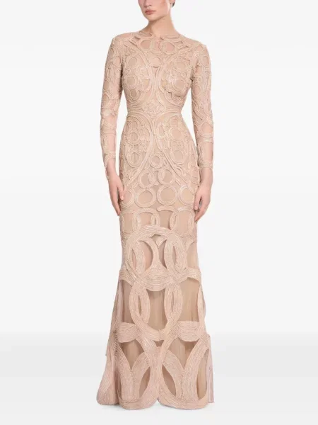 Rochie maxi Elie Saab cu broderie