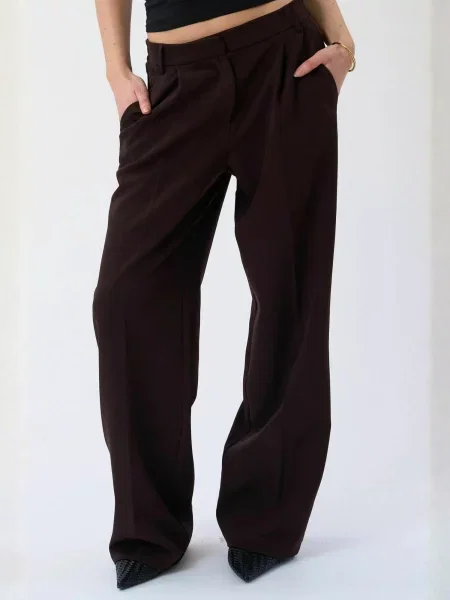 TEESHOPPEN Pantaloni Mila maro