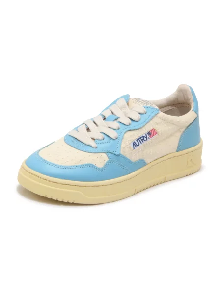 Sneakersy Autry skórzane niebieskie