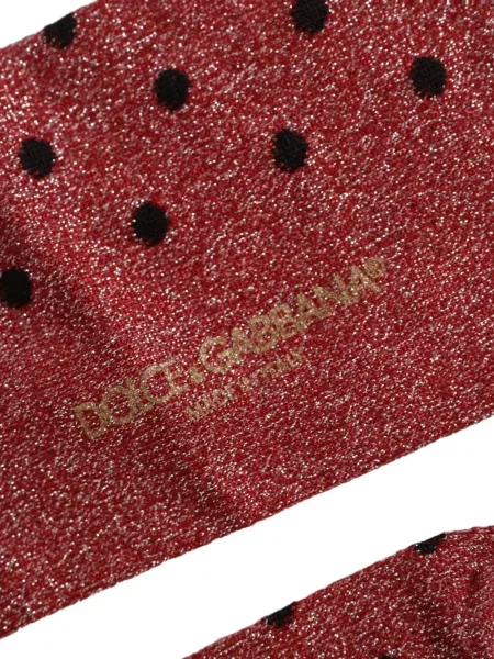 Ponožky Dolce & Gabbana červená