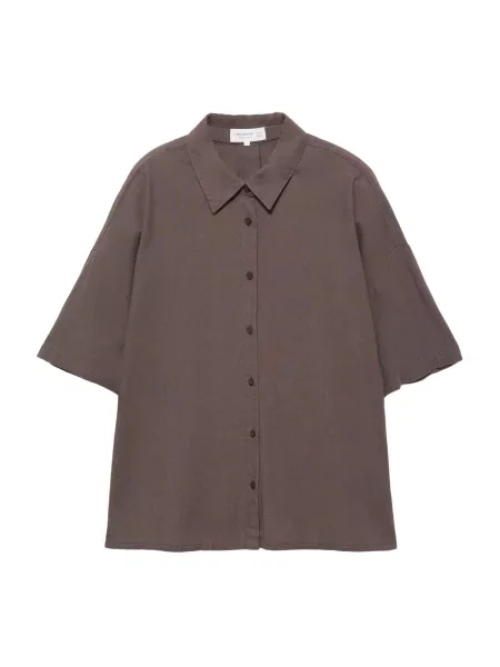 Pull&Bear Bluză ciocolatiu