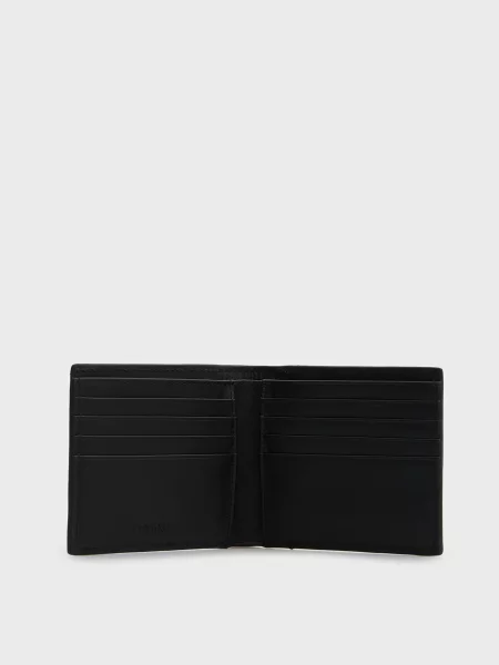 Кожаный кошелек Calvin Klein черный