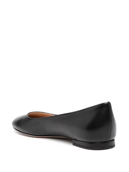 Balerini Gianvito Rossi din piele negru