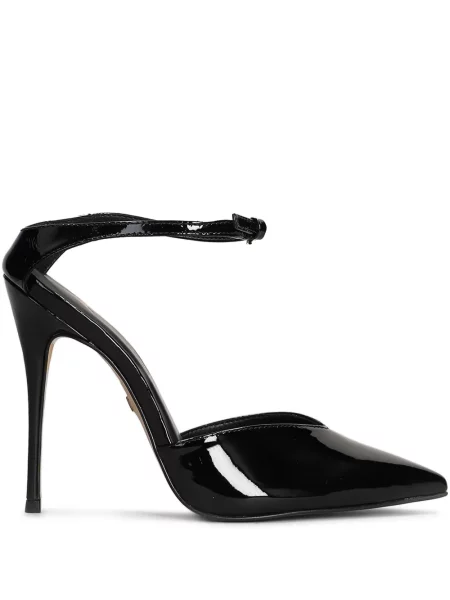 Papuci tip mules Carrano din piele negru