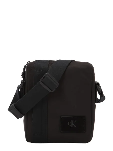 Calvin Klein Ľadvinka Canvas Mix Reporter čierna