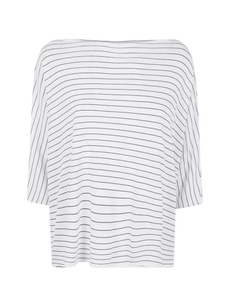 Pulover Liviana Conti cu dungi alb