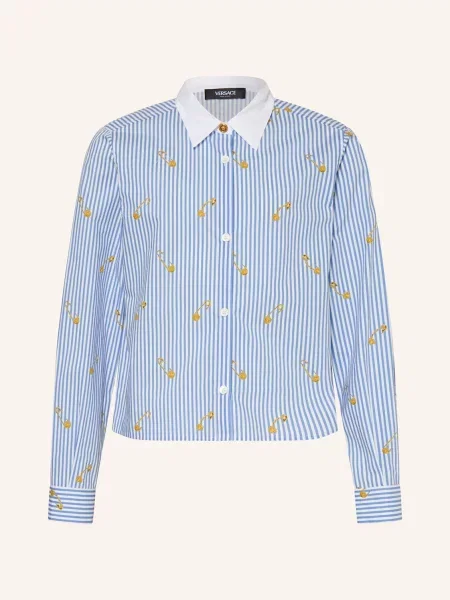 Versace Koszula blau biała