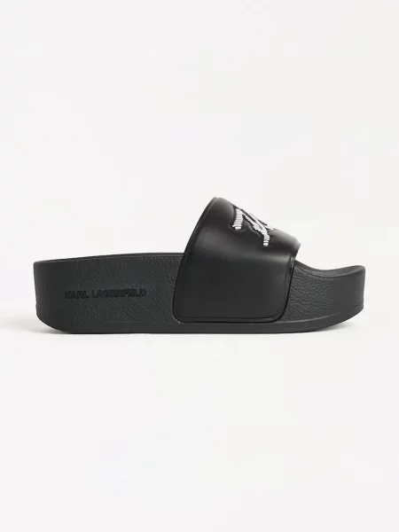 Чехли Karl Lagerfeld KONDO MAXI с платформа черно