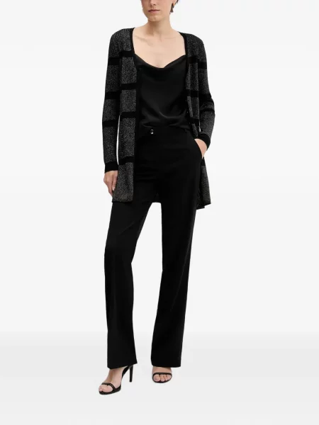 Cardigan Sisley cu dungi gri