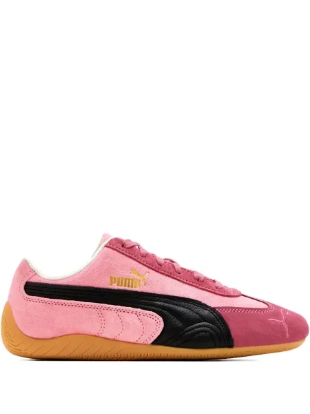 Sneakerși Puma Suede din piele de căprioară roz