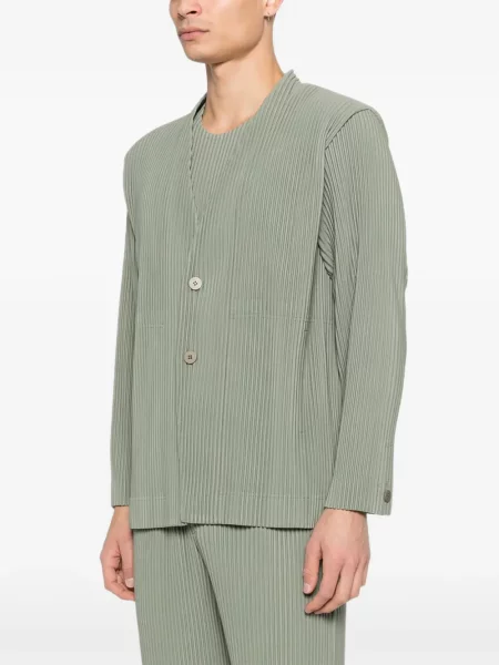 Плисиран блейзър Homme Plissé Issey Miyake зелено