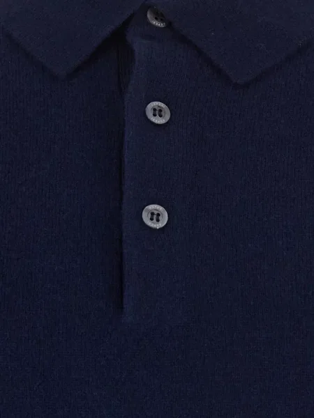 Tricou polo Aspesi albastru