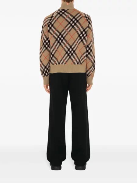 Vunena jakna Burberry karirana