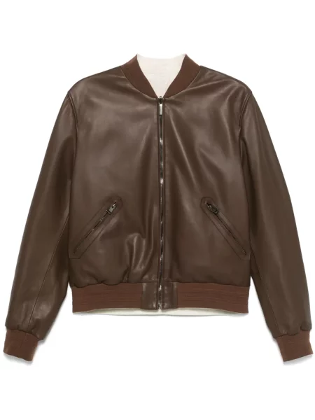 Geacă bomber Canali reversibil maro