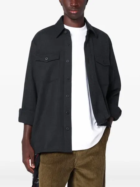 Dlouhá košile Destin s dlouhými rukávy s kapsami na rukávech šedá