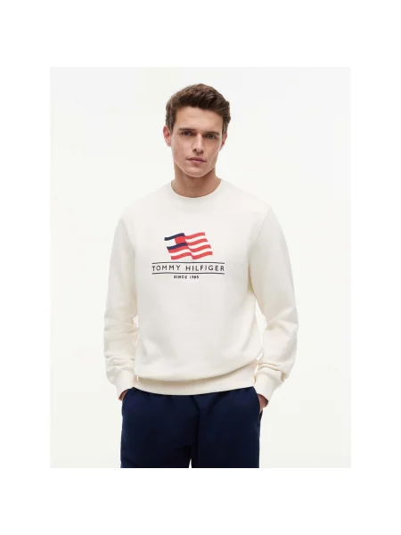 Tommy Hilfiger Hanorac Main Flag deschis bej