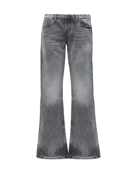 WEEKDAY Jeans Aura denim negru