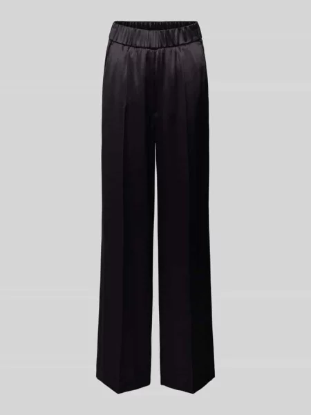 Spodnie materiałowe z elastycznym pasem model ‘Mucia’ Opus Pants czarne