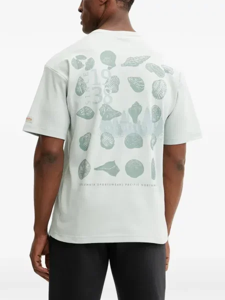 Tricou Columbia cu imagine verde