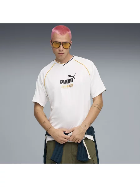 Koszulka piłkarska unisex KING o luźnym kroju biała