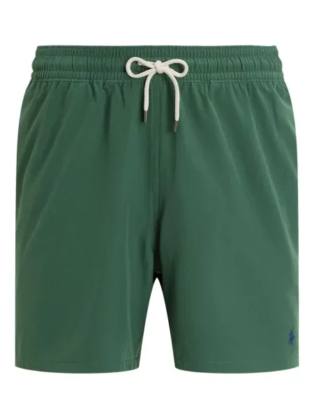 Satynowa koszula Polo Ralph Lauren w paski z nadrukiem brązowa